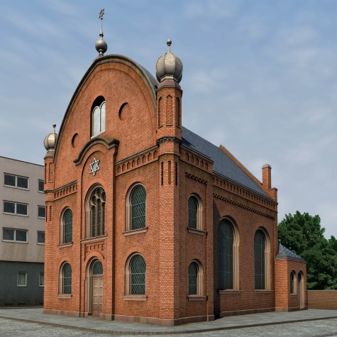 Synagoge Frankfurt Höchst - © Architectura Virtualis, Kooperationspartner der TU Darmstadt